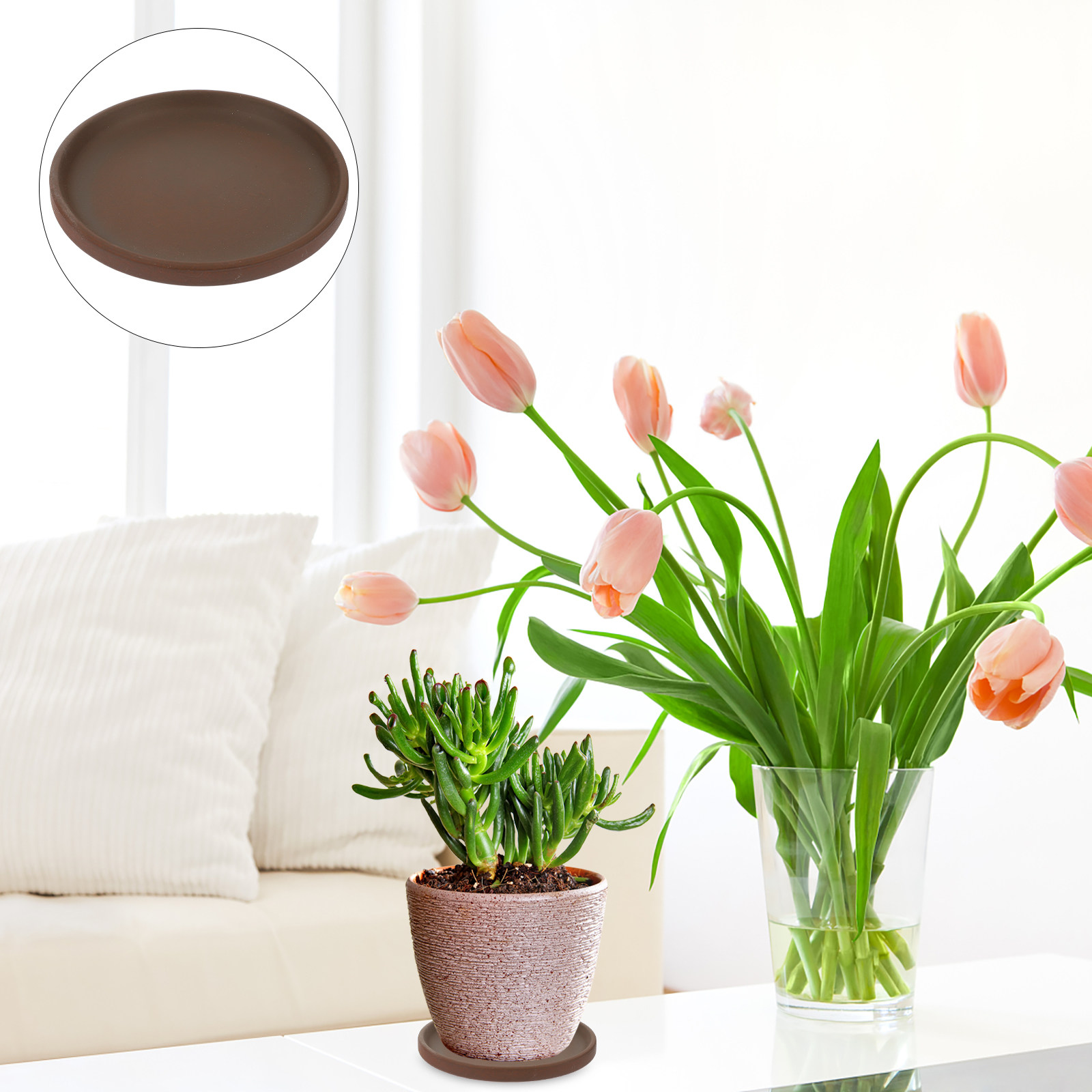 Drip Tray Saucer - Vassoio per vaso di fiori in