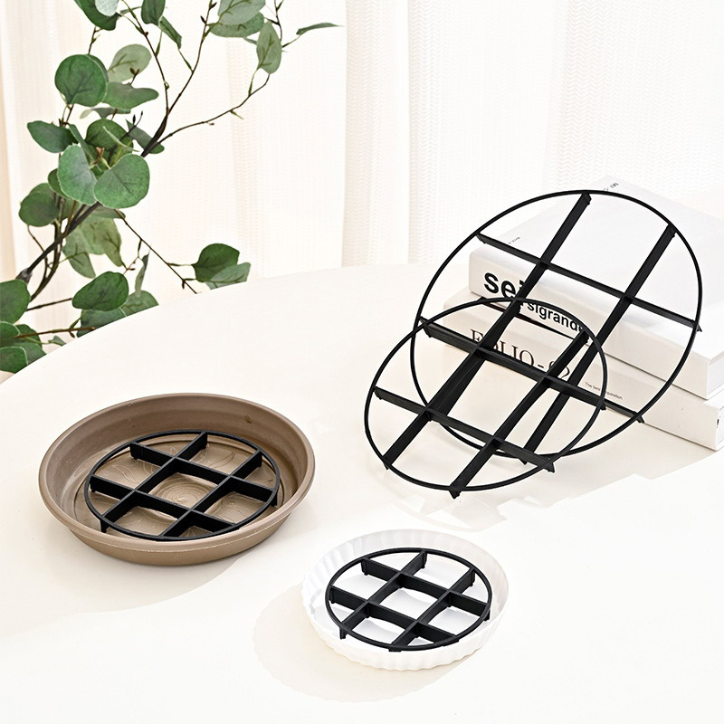 Drip Tray Saucer - Set di 10 Sottovasi in Plastica