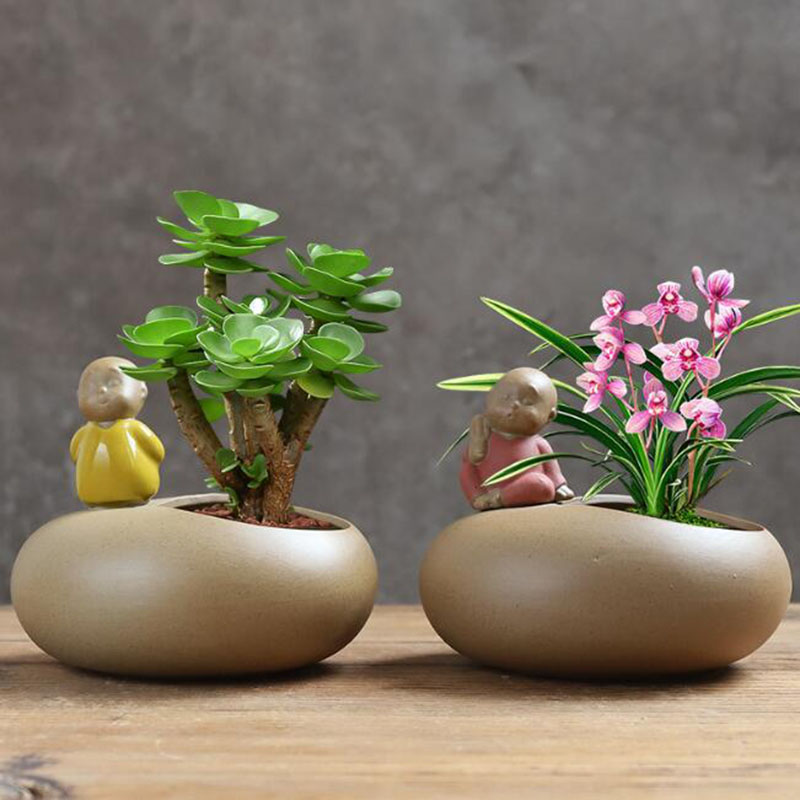 Vaso da fiori monaco in cerami - Bonsai Garden Art recensione e prezzo