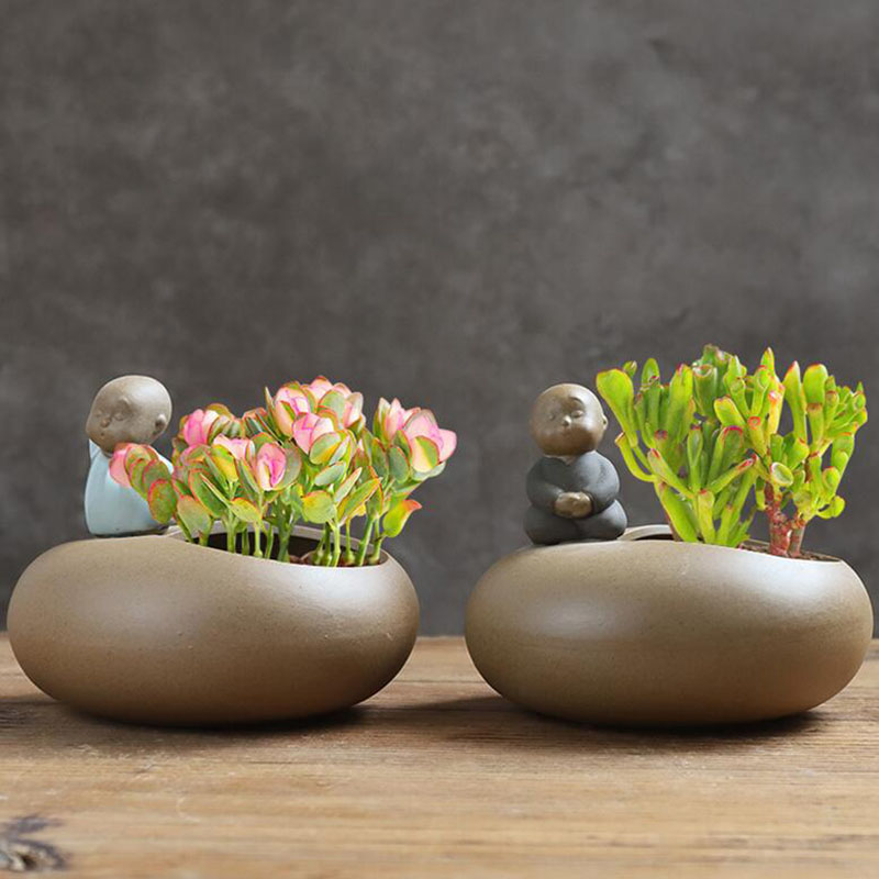 Vaso da fiori monaco in cerami - Bonsai Garden Art recensione e prezzo